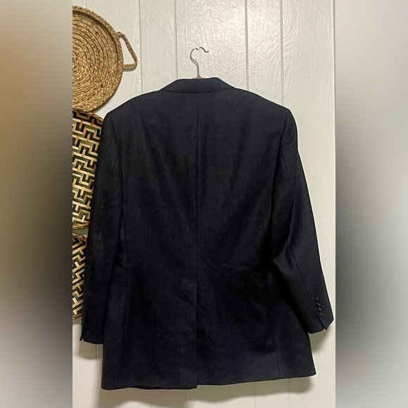 Brooks Brothers Blazer Navy Jacket 85% Lambswool 15% cashmere - Picture 8 of 10